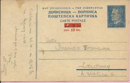 Carte Postale - 1952., Yugoslavia - Briefe U. Dokumente