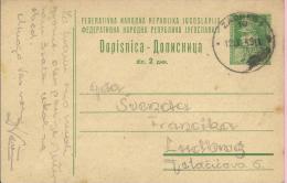 Carte Postale - Zagreb, 12.10.1949., Yugoslavia - Lettres & Documents