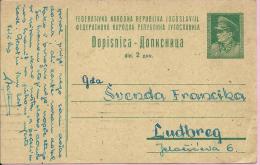 Carte Postale, 1949., Yugoslavia - Cartas & Documentos