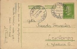 Carte Postale - Požarevac - Ludbreg, 1953., Yugoslavia - Covers & Documents