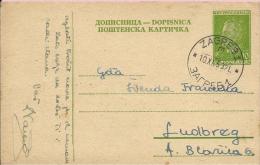 Carte Postale - Zagreb, 10.11.1953., Yugoslavia - Cartas & Documentos