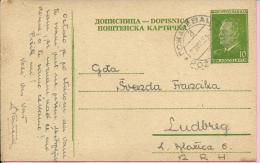 Carte Postale - Požarevac , 23.7.1953., Yugoslavia - Briefe U. Dokumente