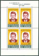 Senegal 1964   John F Kennedy, JFK S/S SC.#C40a MNH Neuf ** - Kennedy (John F.)