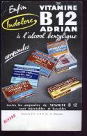 B654 - BUVARD  - VITAMINE B12  ADRIAN - Produits Pharmaceutiques