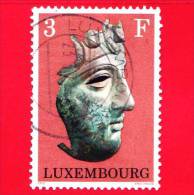 LUSSEMBURGO - USATO - 1972 - Archeologia - Maschera - 3f - Used Stamps