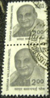 India 2000 Sardar Vallashibhaj Patel 2.00 X2 - Used - Used Stamps