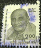 India 2000 Sardar Vallashibhaj Patel 2.00 - Used - Oblitérés