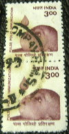India 1998 Polio Immunization 3.00 X2 - Used - Gebruikt