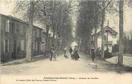 Gers -ref 18- Castera Les Bains - Avenue De Condom   -carte Bon Etat   - - Castera