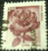 India 2002 Rose 2.00 - Used - Gebraucht