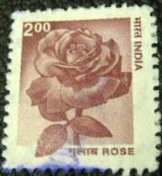 India 2002 Rose 2.00 - Used - Used Stamps