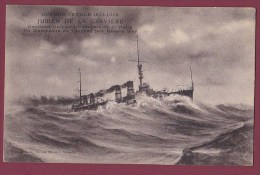 BATEAU GUERRE - 110713 -  Guerre Navale 1914 1915 -  JURIEN DE LA GRAVIERE Croiseur Cuirassé 1er Rang Manoeuvre Combat - Guerre