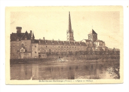 Cp, 86, Saint-Savin-sur-Gartempe, L'Eglise Et L'Abbaye - Saint Savin