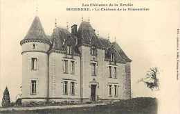 Vendee -ref D960- Bourneau - Le Chateau De La Simonniere   -carte Bon Etat - - La Chataigneraie