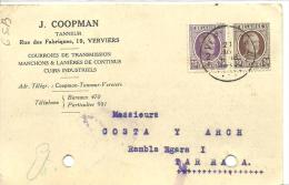 TARJETA COMERCIAL 1925 - Covers & Documents