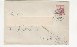 A2288 - AUSTRIA Affrancatura Isolata Su Busta  VG Vienna-Torino 19-11-1961 - Lettres & Documents