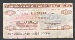 ITALIA - ITALY =  100 Liras L'Istituto Bancario Delle Banche Populare Italiana 1976/77 - [ 4] Emissioni Provvisorie