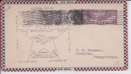USA - 1931  - POSTE AERIENNE - ENVELOPPE AIRMAIL De GREAT BARRINGTON ( MASSACHUSETTS ) - DEDICATION - 1c. 1918-1940 Storia Postale
