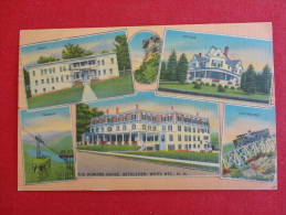 New Hampshire > White Mountains  The Howard House Bethlem Linen 1947 Cancel  Ref 1033 - White Mountains
