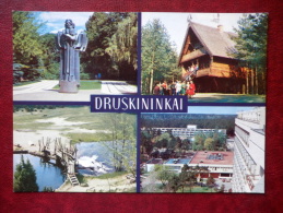 Museum - Sanatorium Nemunas - Multiview Postcard - Druskininkai - 1981 - Lithuania USSR - Unused - Litauen