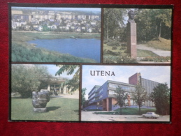 Multiview Postcard - Utena - 1984 - Lithuania USSR - Unused - Litauen