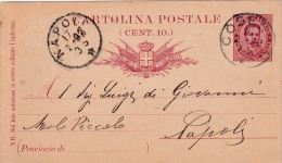 00146 Enteropostal Cosenza A Napols  19?? - 1850-1931