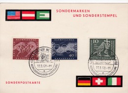 00151 Entero Postal  Sin Circular Hannover 11.9.60 - 1931-....