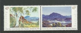 1993 Australia Day Paintings Set Of 2 Joined Pair  Complete MUH SG Cat 1386/1387  In 2009 SG Cat Value Here - Nuovi
