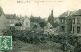 ÉPINAY-SUR-ORGE - Chemin Des Meuniers Et Vue Des Tourelles - Coll. Laroche - Epinay-sur-Orge