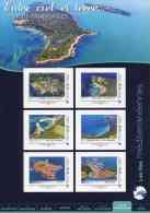 Collector 2013 "Entre Ciel Et Terre ... LES ILES MEDITERRANEENNES - Feuillet De 6 Timbres Autocollants Lettre Verte 20g" - Collectors