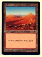 Karte Magic The Gathering  -  Land - Mountain  -  Englisch - Other & Unclassified
