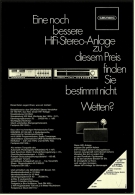 Reklame Werbeanzeige  -  Grundig HiFi-Stereo-Anlage  -  Von 1970 - Andere Geräte