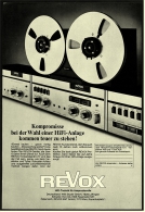 Reklame Werbeanzeige  -  Revox  HiFi-Technik Für Anspruchsvolle  -  Von 1970 - Otros Aparatos
