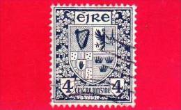 IRLANDA - EIRE - 1940 - USATO - Coat Of Arm - 4 - Usados