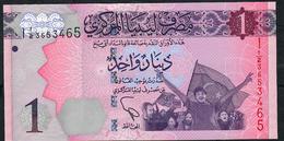 LIBYA  P76  1   DINAR    2013      UNC. - Libië