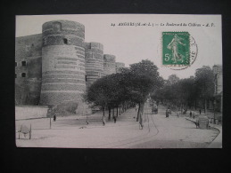 Angers(M.-et L.)-Le Boulevard Du Chateau 1916 - Pays De La Loire