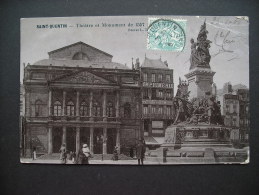 Saint-Quentin-Theatre Et Monument De 1557 1906 - Picardie