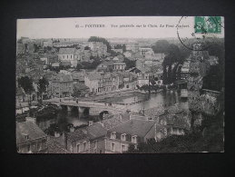 Poitiers.Vue Generale Sur Le Clain.Le Pont Joubert 1912 - Poitou-Charentes