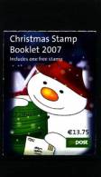 IRELAND/EIRE - 2007  € 13.75  CHRISTMAS  BOOKLET   MINT NH - Postzegelboekjes