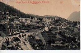 Chemin De Fer Martigny- Le Chatealrd Finhat (Voir Scans Recto Et Verso) - Martigny