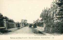 Épinay-sur-Orge (S.-et-O.) - Rue De Grandvaux - Route De Paris - 146 - Edition De L'Orge, G. Vaurs, Savigny - Reprod. In - Epinay-sur-Orge