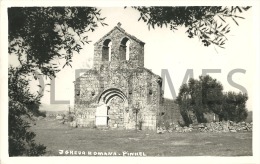 PORTUGAL - PINHEL - IGREJA ROMANA - 50S/60S REAL PHOTO PC. - Guarda