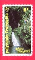 POLINESIA FRANCESE - 1992 - Usato  - Turismo - Attività Turistiche - Cascate - 4 F - Oblitérés