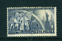 POLAND - 1938 US Constitution Mounted Mint As Scan - Ongebruikt