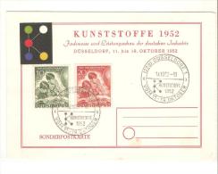 Tarjeta  De Alemania. 1952 - Lettres & Documents