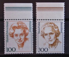 Briefmarke BRD 1997 Satz Michel 1955 - 1956 Mit Rand Postfrisch Freimarken Frauen - Unused Stamps