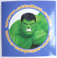 AUTOCOLLANT ATTAKUS MARVEL - HULK - Autocollants