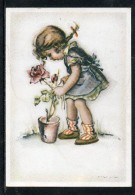 PEYK, HILLA   - MÄDCHEN MIT ROSENTOPF  ~ 1940    KINDER - Peyk, Hilla