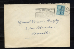 Mauritius (Maurice) Letter From Belgium In The Year Of 1947 - Maurice (1968-...)