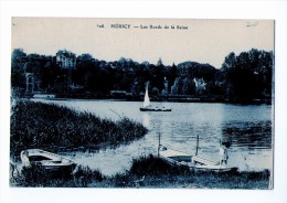 CPA   77        HERICY                LES BORDS DE LA SEINE         ENFANT DANS BARQUE - Chelles